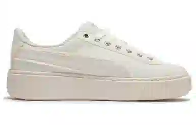 PUMA Basket Platform Fringe Beige