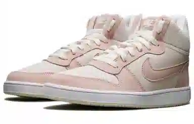 Nike Court Borough Mid Pink White