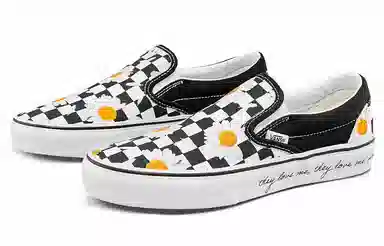 Vans Slip-On Checkerboard Daisy