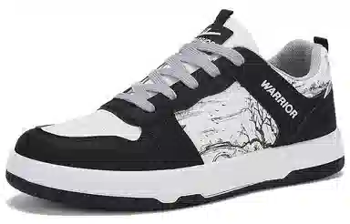 Warrior Low Black White