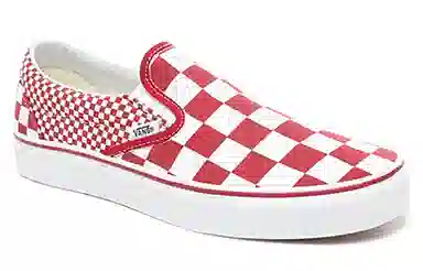 Vans Slip-On Mix Checker Red