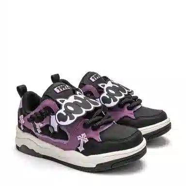 youthloser Little Bat Low Top Sneakers Purple