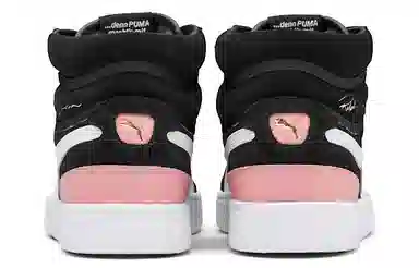 Puma Ralph Sampson Mid Suede Black Pink
