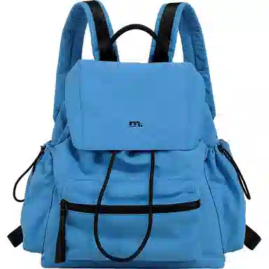 妙迪 时尚潮流百搭 织物 双肩包 常规 男女同款情侣款 椰青灰