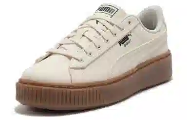 PUMA Basket Platform Canvas Beige