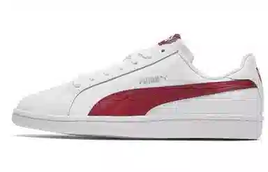 PUMA Smash Leather Red White