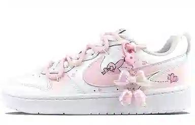 Nike Court Borough Low GS Pink White