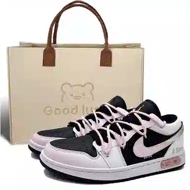 Jordan Air Jordan 1 Low Black White Pink