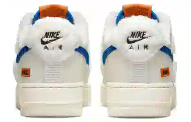 Nike Air Force 1 Sherpa Fleece White Blue