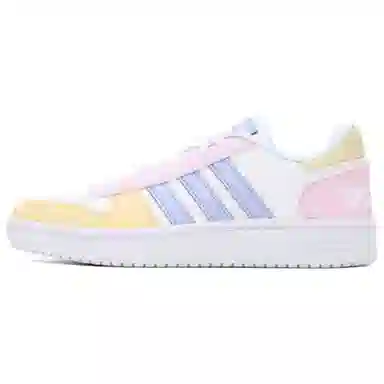 adidas Neo Hoops 2.0 White Yellow Pink