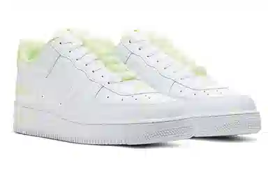Nike Air Force 1 Double Air White Fluorescent Yellow