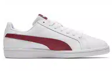 PUMA Smash Leather Red White