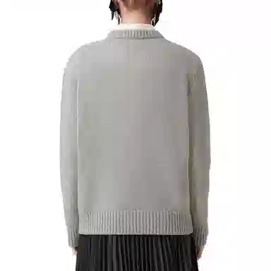 Burberry FW22 Striped Deer Jacquard Sweater
