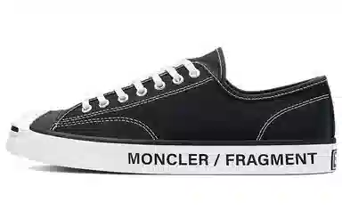 Fragment Design x Moncler x Converse Jack Purcell Low Black