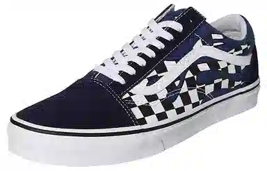 Vans Old Skool Blue Checkerboard