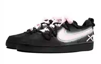 Nike Court Borough GS Black Pink