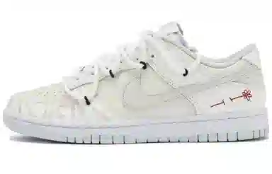 Nike Dunk Low White Grey Red