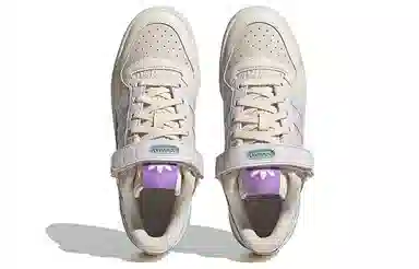 adidas Forum Low White Purple Green