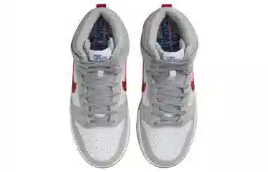 Nike Dunk High "Athletic Club" Gray Red
