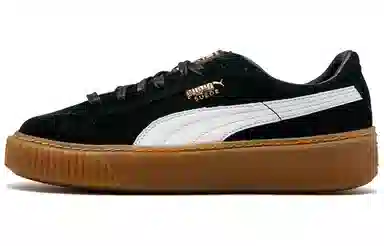 PUMA Basket Platform Suede Black