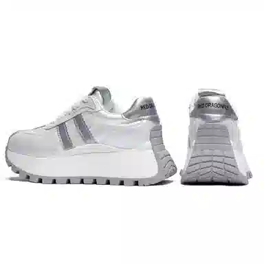 红蜻蜓 小众潮流 经典百搭 透气吸汗 厚底增高 防滑耐磨 生活休闲鞋