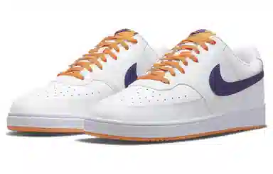 Nike Court Vision Low White Yellow Blue
