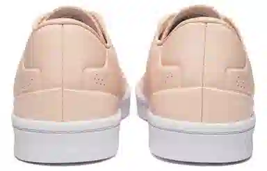 特步 简约革面休闲鞋 女款 粉红