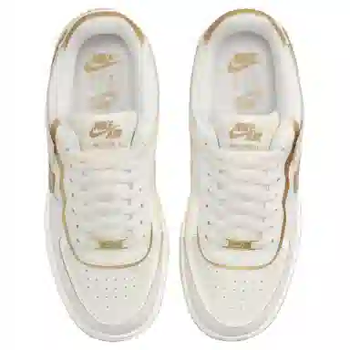Nike Air Force 1 Shadow White Gold