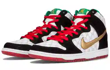 Nike Dunk SB High Black White Red