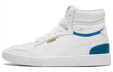 PUMA Ralph Sampson Mid White Blue Gold