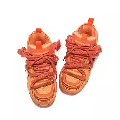 X·LUN Retro Platform Sneakers Orange