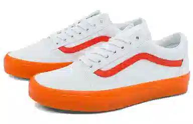 Vans Old Skool White Orange