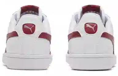 PUMA Smash Leather Red White