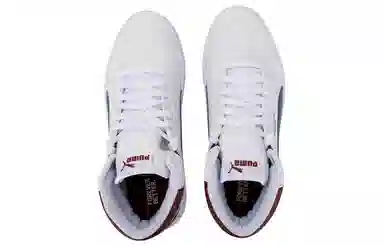 PUMA Shuffle Mid White Brown Blue