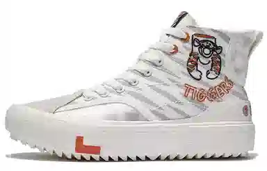 Li-Ning x Disney Tigger High-Top Sneakers White