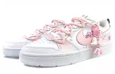 Nike Court Borough Low GS Pink White