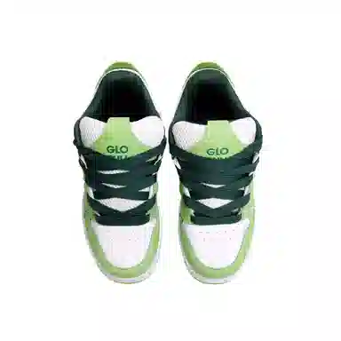 GLO BULL Low Top White Green