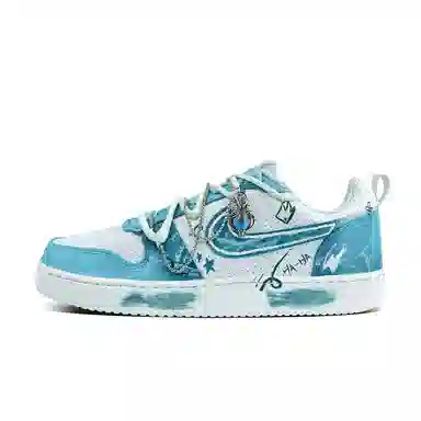 Nike Court Borough Low Blue White