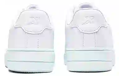 特步 时尚百搭 低帮 板鞋 女款 白绿