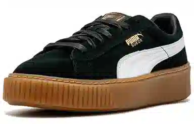PUMA Basket Platform Suede Black