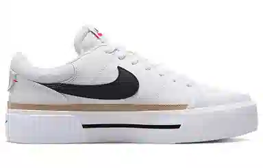 Nike Court Legacy Lift White Black Brown