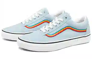 Vans Old Skool Blue Rainbow