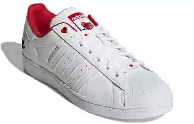 adidas Superstar Valentine's Day White Red