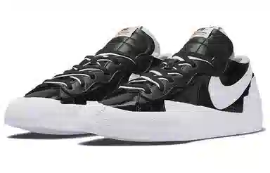 Sacai x Nike Blazer Low Black Patent Leather