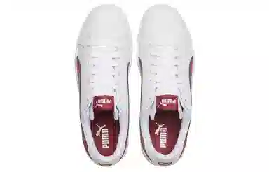 PUMA Smash Leather Red White