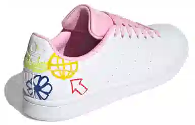 adidas Stan Smith White Pink Yellow