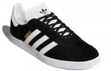 adidas Gazelle Black White Gold
