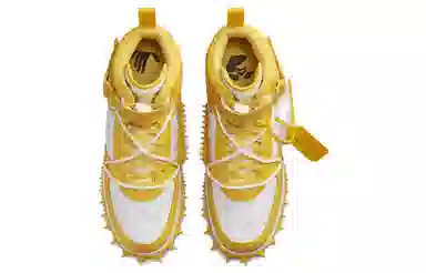 Nike Air Force 1 Mid "White and Varsity Maize"