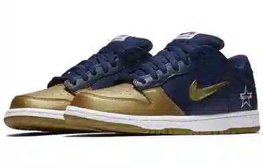 Supreme x Nike Dunk SB Low Gold Blue