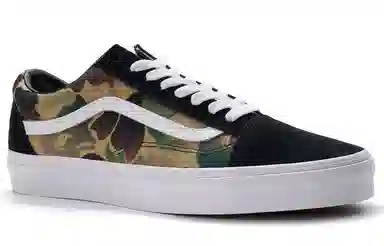 A BATHING APE x Vans Old Skool Low Black Camo